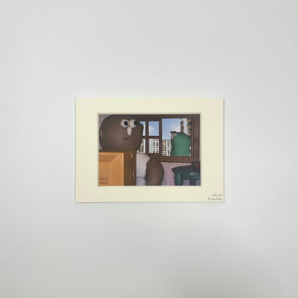 Print with paper frame《明天便會死?》”Am I going to… die tomorrow?”