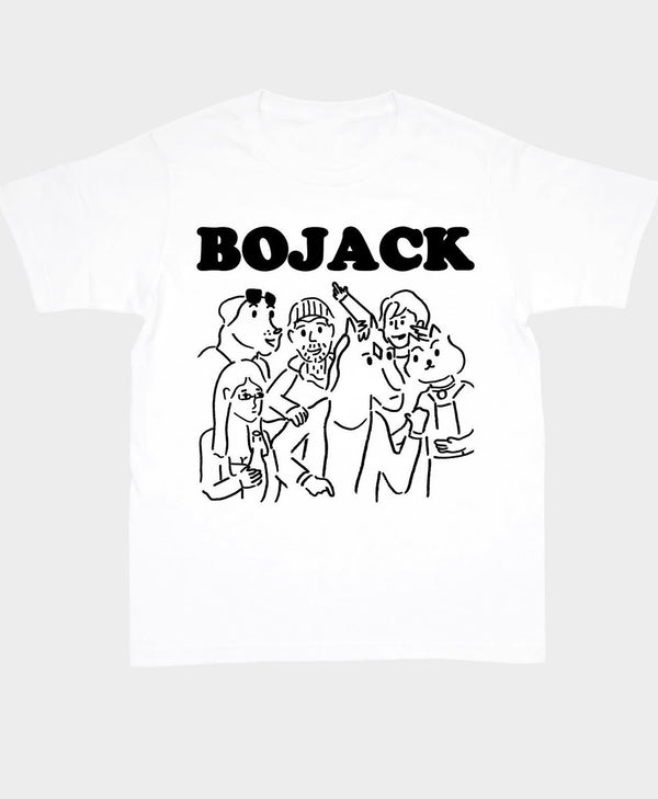 bojack’s white short-sleeve shirt