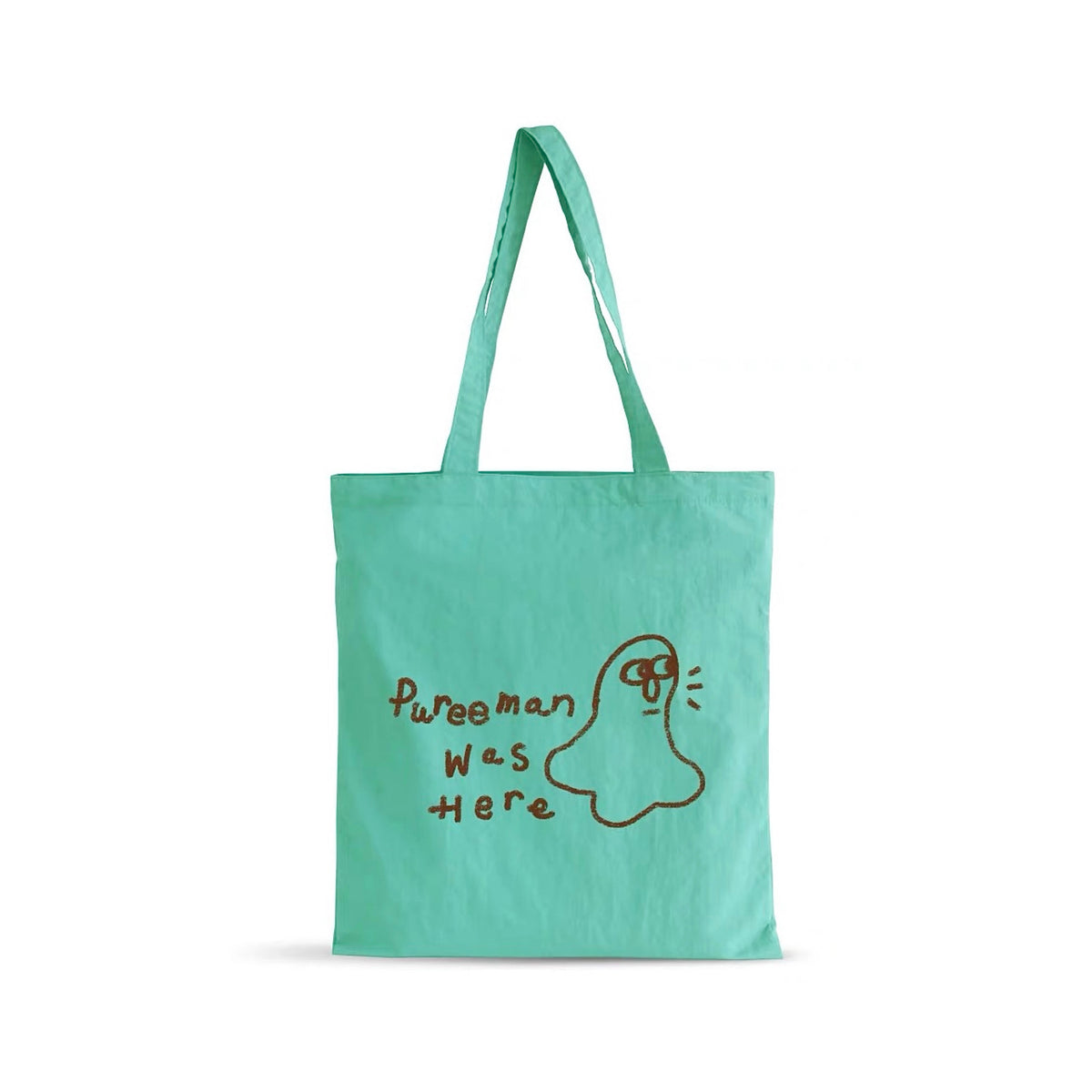 Pureeman’s mint green tote bag