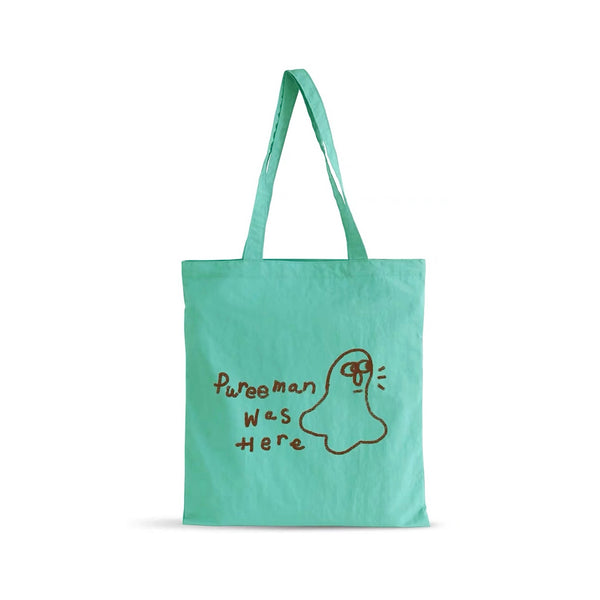 Pureeman’s mint green tote bag