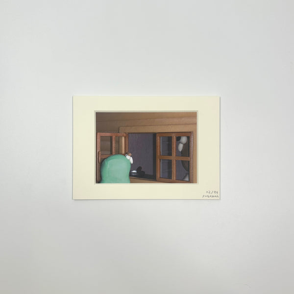 Print with paper frame《你望我望》”I See You See”