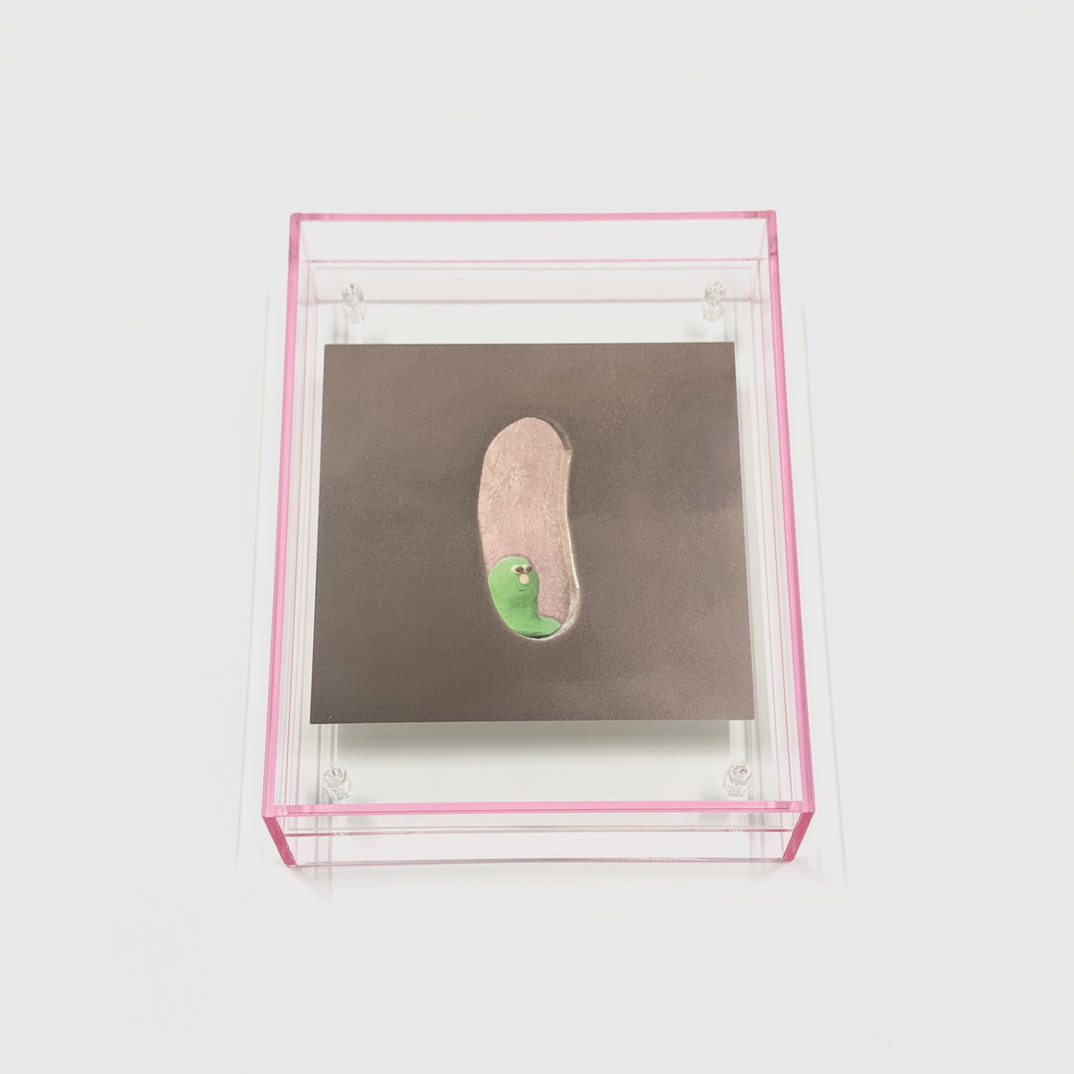 Print with pink acrylic frame《杰流人出場 (二)》”Pureeman Was Here (Vol.2)”