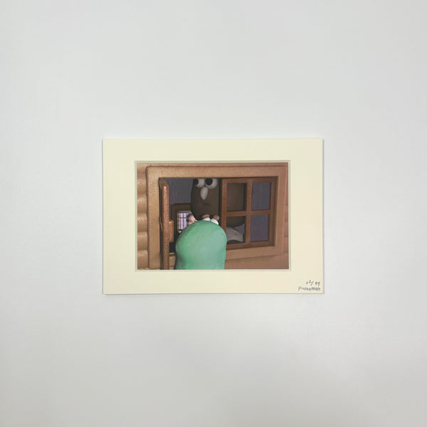 Print with paper frame《你望我望你》”I See You See Me”