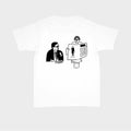 常滿 & 程大嫂’s white short-sleeve shirt