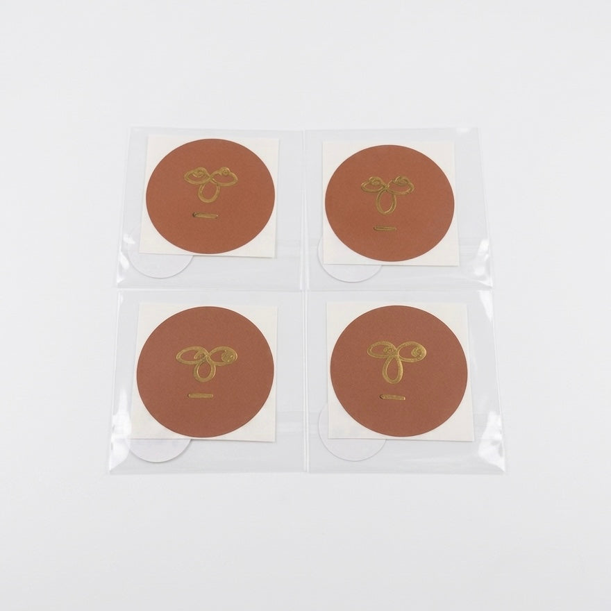 Pureeman’s brown hand-drawing sticker