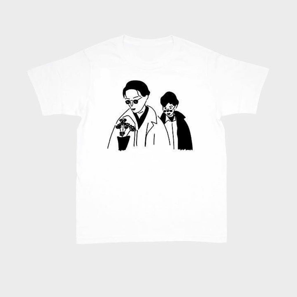 常騷 & 無雙表姐’s white short-sleeve shirt
