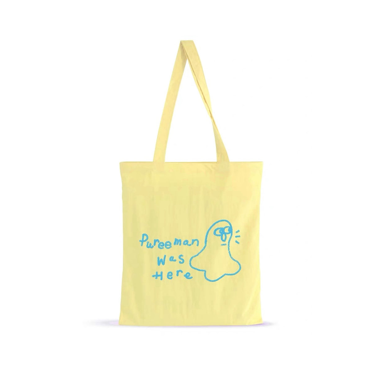 Pureeman’s yellow tote bag