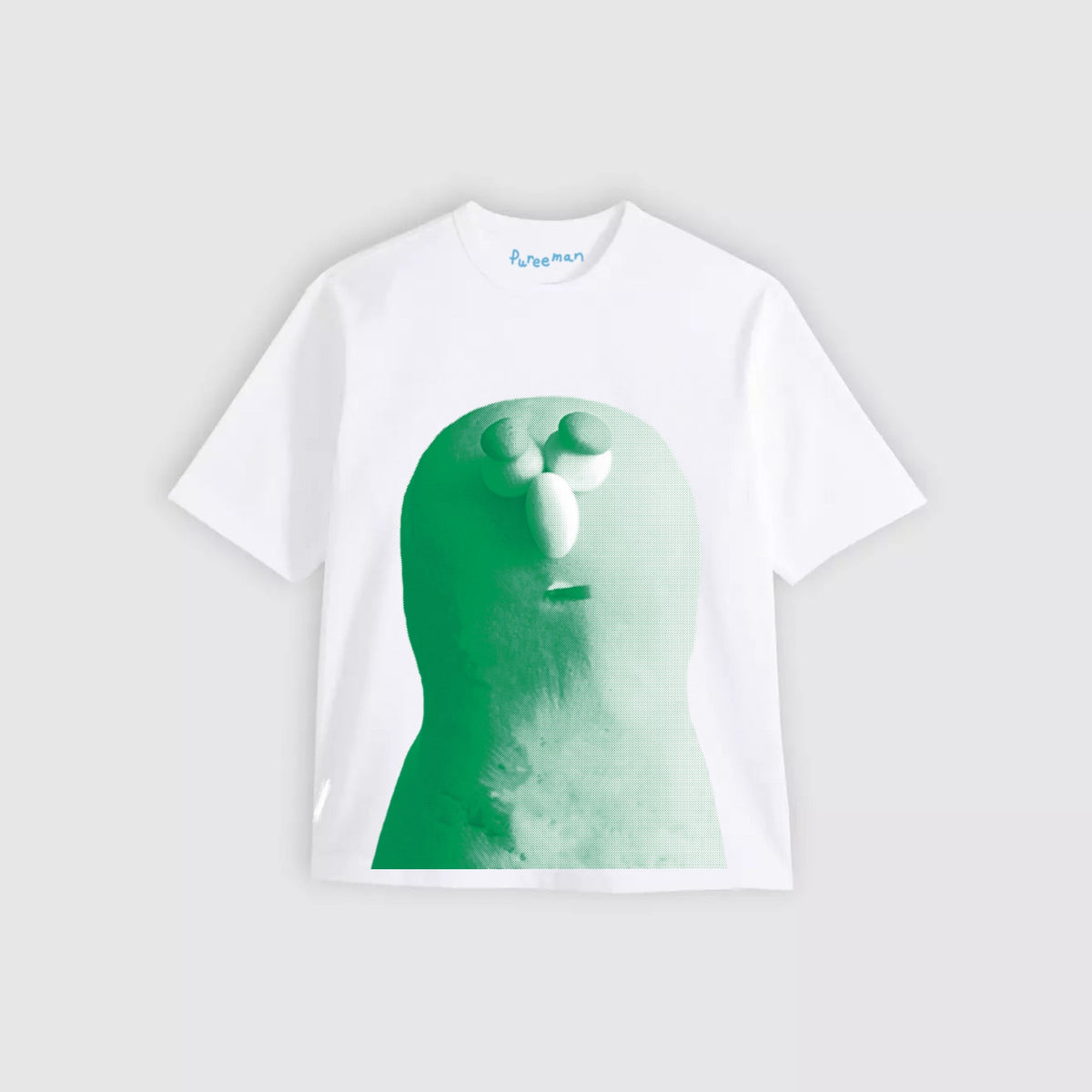 Pureeman’s white short-sleeve shirt